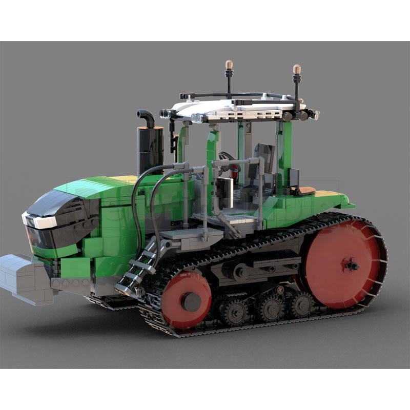 Urban Farming Building - MOC-260781 Urban Farm Agricultural Tractor Building