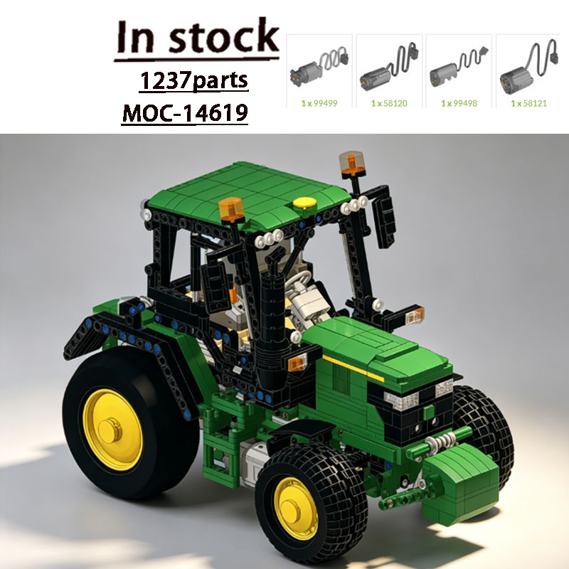 Urban Farming Building - MOC-14619 Urban Farming Tractor Building Block
